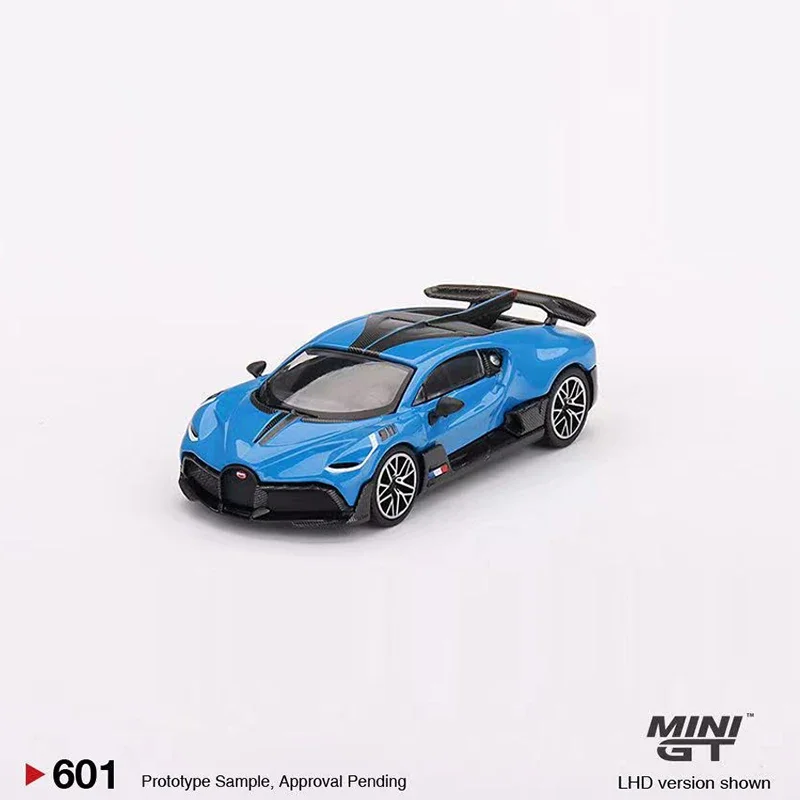 Mini Gt 1:64 Model Auto Divo-Legering Gegoten Sportwagen-Blauw #601