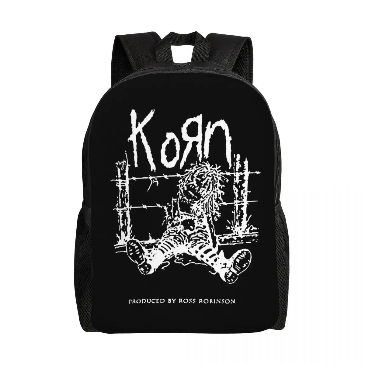 

Customized Korns Heavy Metal Music Hard Rock Roll Backpack Men Women Casual Bookbag for School College Band Bags