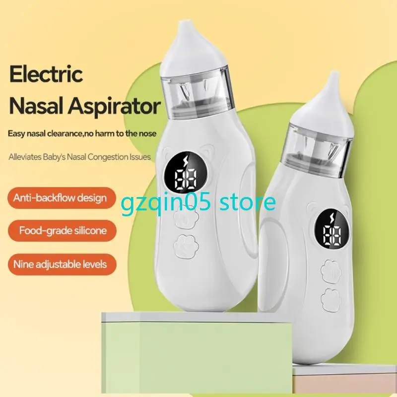 منظف ​​أنف الأطفال H055 مع 9 قوة تشغيل منخفضة الضوضاء بدون حماية من التدفق الخلفي