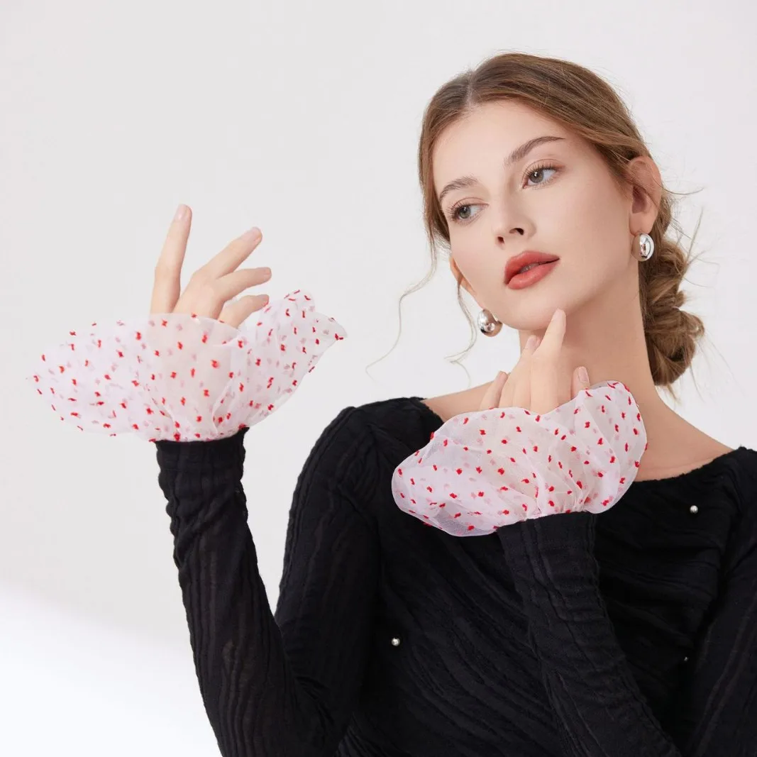 

2025: новые популярные милые волнистые искусственные манжеты, персонализированные модные аксессуары для одежды, разноцветные варианты