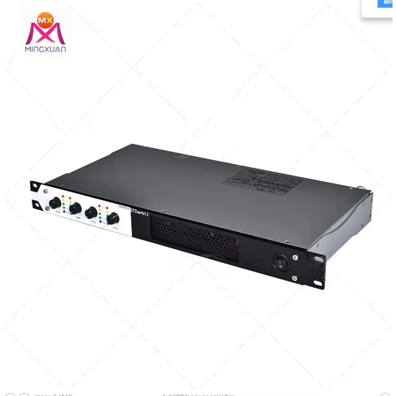 1U Digital Power Amplifier 4 Channels High Power Amplifier HIFI Stereo Amplifier view 3