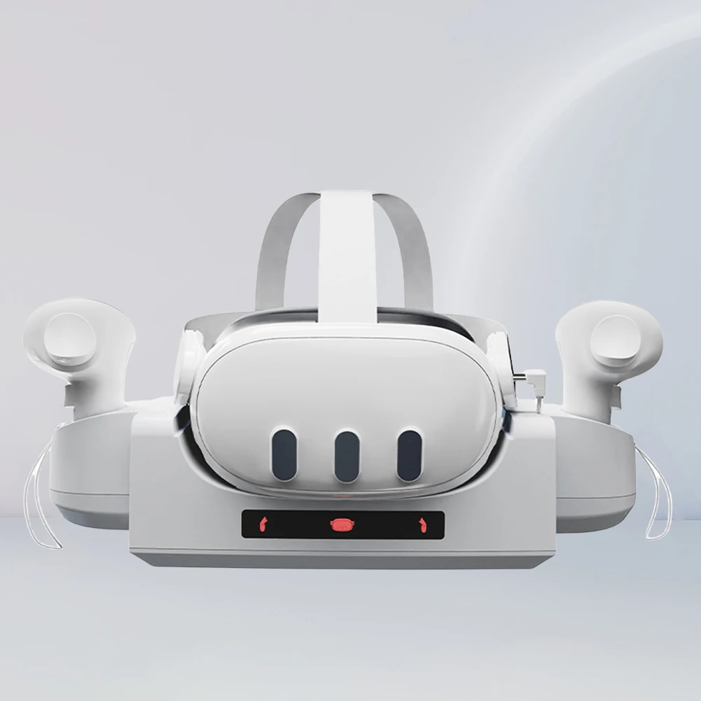 Support de Charge, contrôleurs de Charge, casque, Station de Charge simultanée, antidérapant avec voyant lumineux pour Meta/Oculus Quest 3