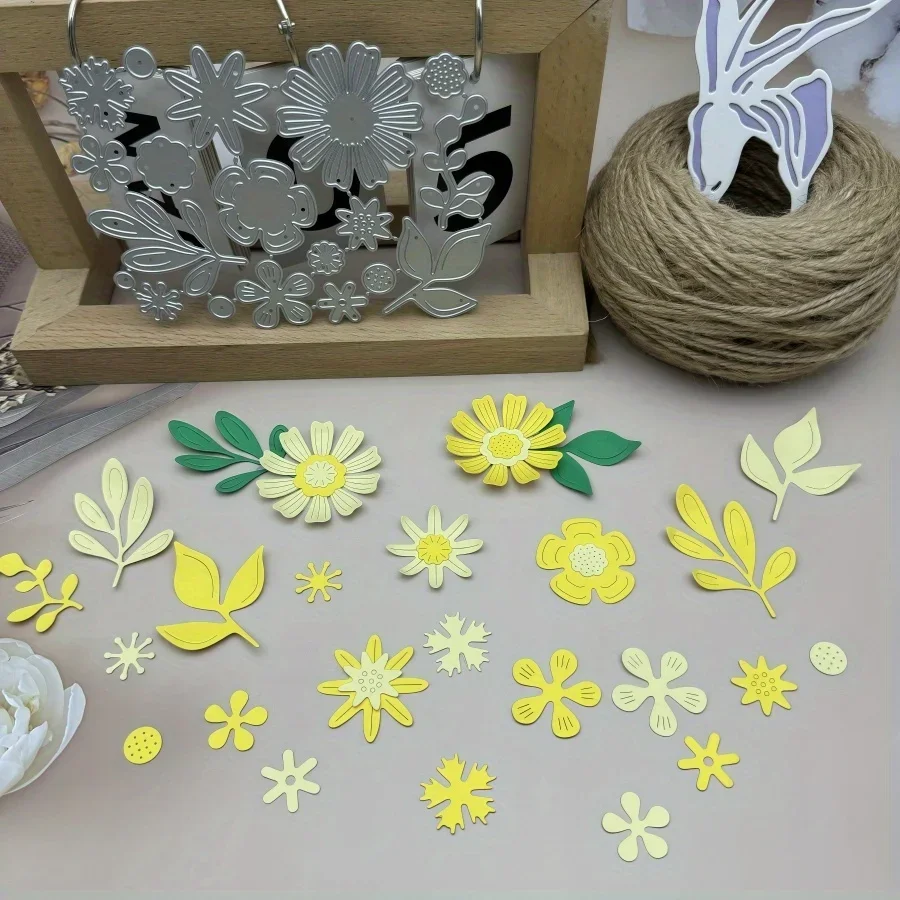 

New Arrival Plants and Flowers Leaves Metal Cutting Dies for DIY Scrapbooking Card Making Stencils Embossing Craft Decoration