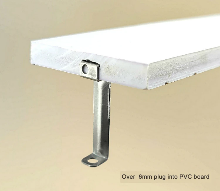 201 Edelstahl U-Hintergrundbeleuchtete Halterung für LED-Kanal-Buchstaben-Schilderhalterung, Installation 100 Stück/Packung – Detail 4