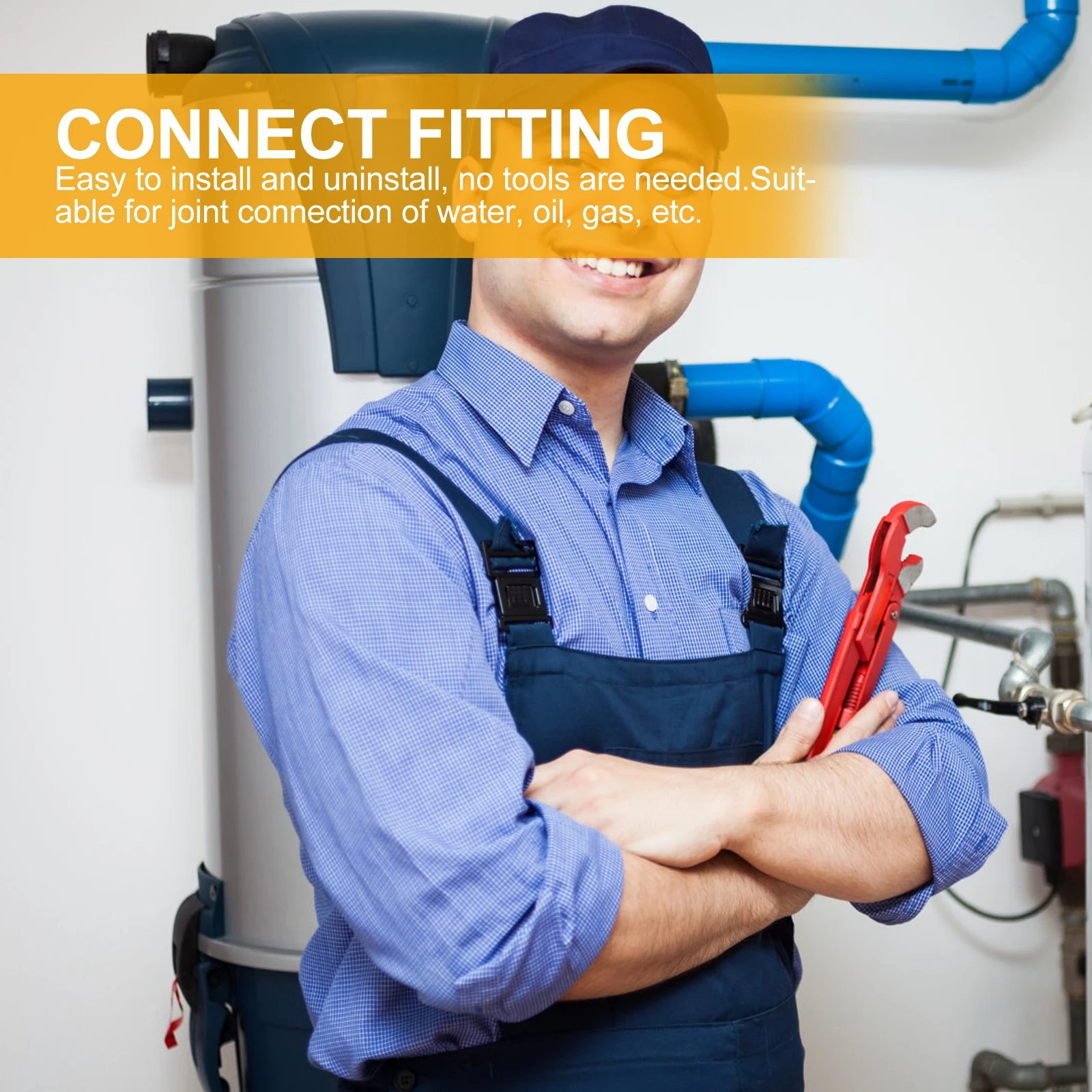 1Set 2Pics 90 Degree Threaded Copper Fittings Connectors for Water Gas Oil Leakproof Rugged Design Easy Installation