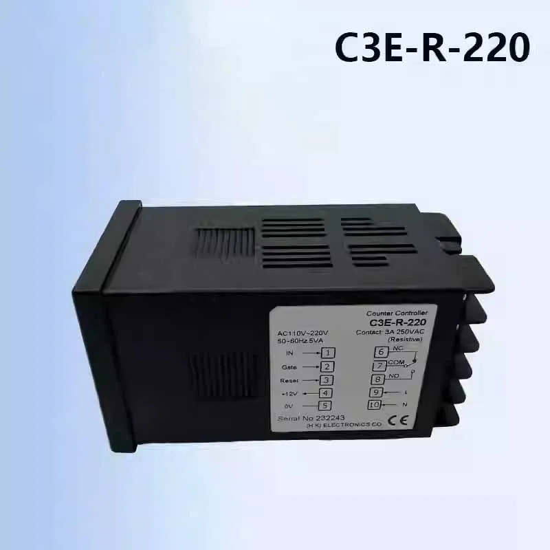 Для SESTOS предустановленный счетчик 1 шт. новый C3E-R-24 AC/DC12-24V C3E-R-220 AC110V-220V Для SESTOS предустановленный счетчик 1 шт. новый C3E-R-24 AC/DC12-24V C3E-R-220 AC110V-220V