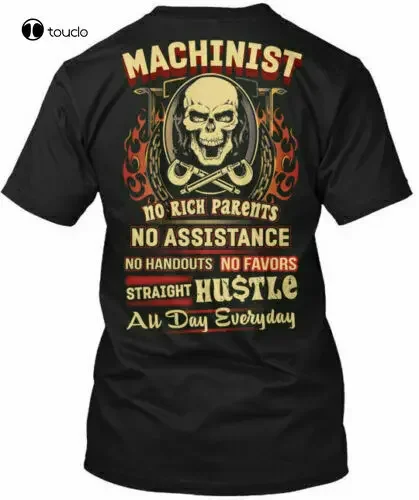 Machinist - No Rich Parents Tee T-Shirt girls uniform shirts