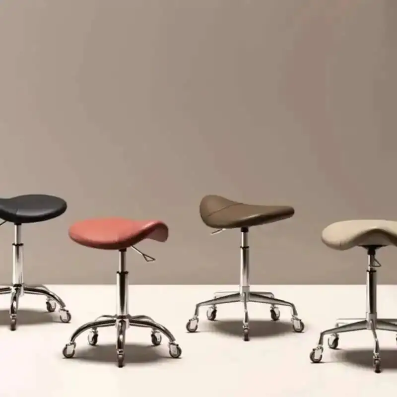 Hairdressing Chairs Pedicure Cosmetic Saddle Tattoo Barbershop Manicure Stylist Work Barber Chair Armchair Chaise Furniture AA