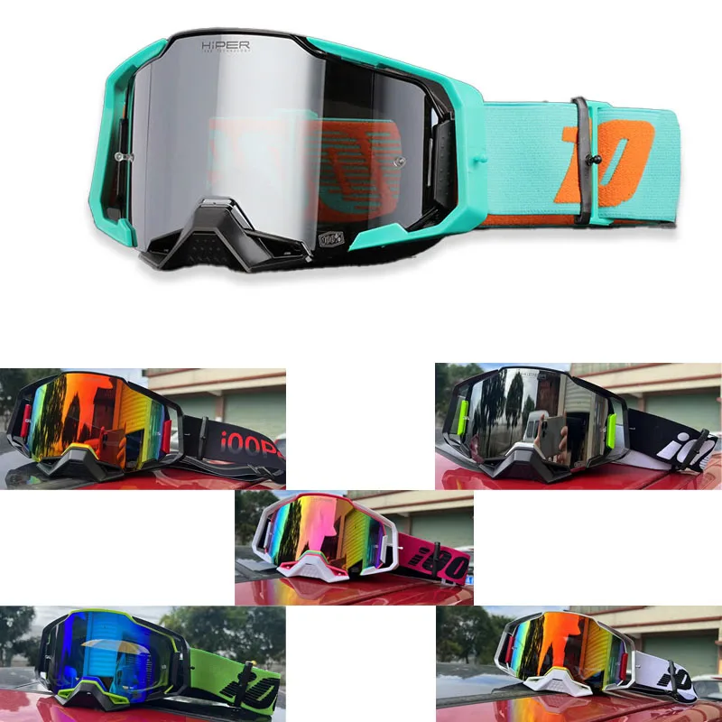 Bikefox نظارات الدراجات النارية موتوكروس السلامة HD العدسات نظارات الترابية دراجة ATV MTB نظارات التزلج موتو في الهواء الطلق ركوب الدراجات النظارات الشمسية