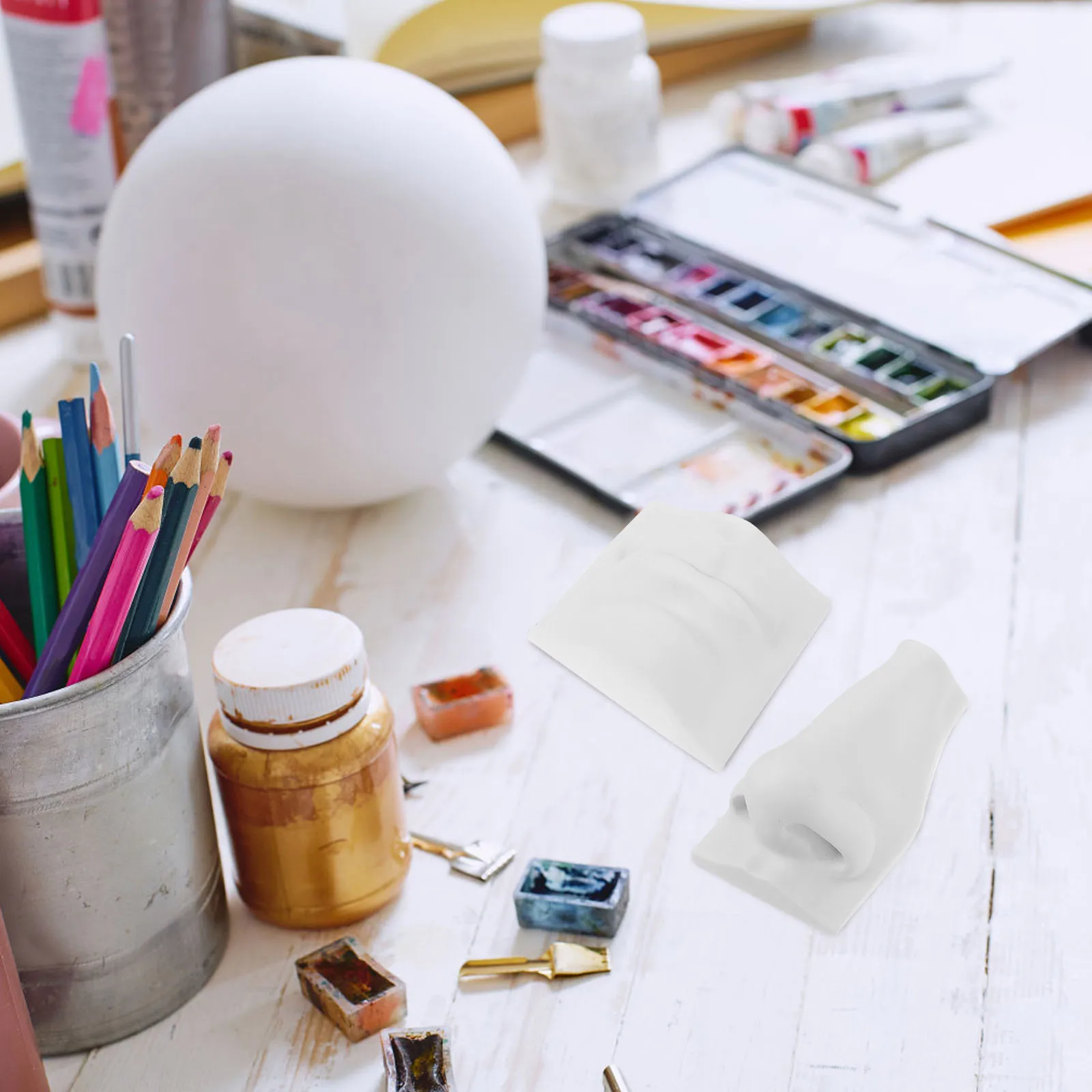 

Sketch Mold Drawing Statue Sculpture Gypsum Facial Features Sculptures White Practice