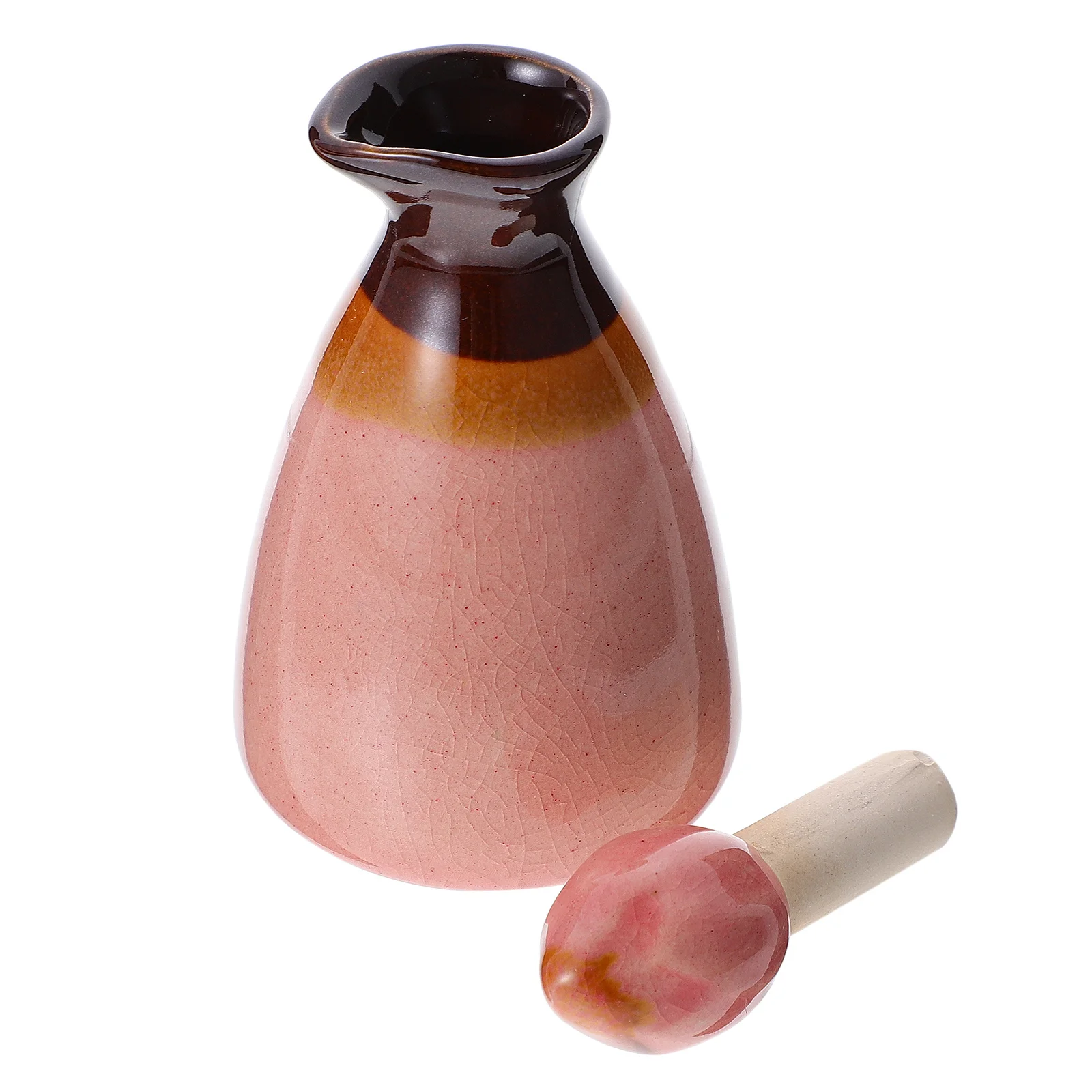 

80ml Ceramic Essential Oil Bottle Ice Cracked Glaze Leak Proof Holder for Essential Oils Perfume Lotion Beauty Salon Supplies