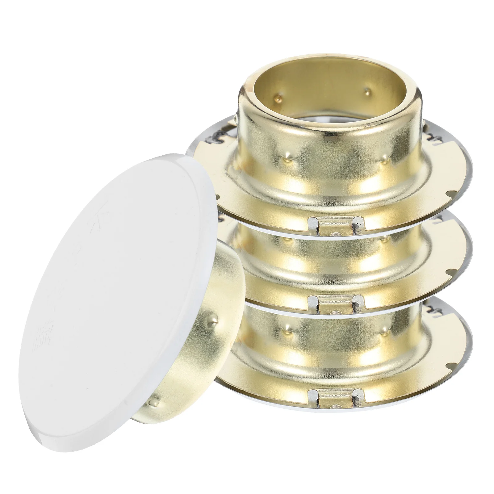 4 قطعة غطاء الرش الحريق لوحة أخفى فوهة معدنية غطاء نظام الأمن الزخرفية استبدال للأغراض السكنية التجارية