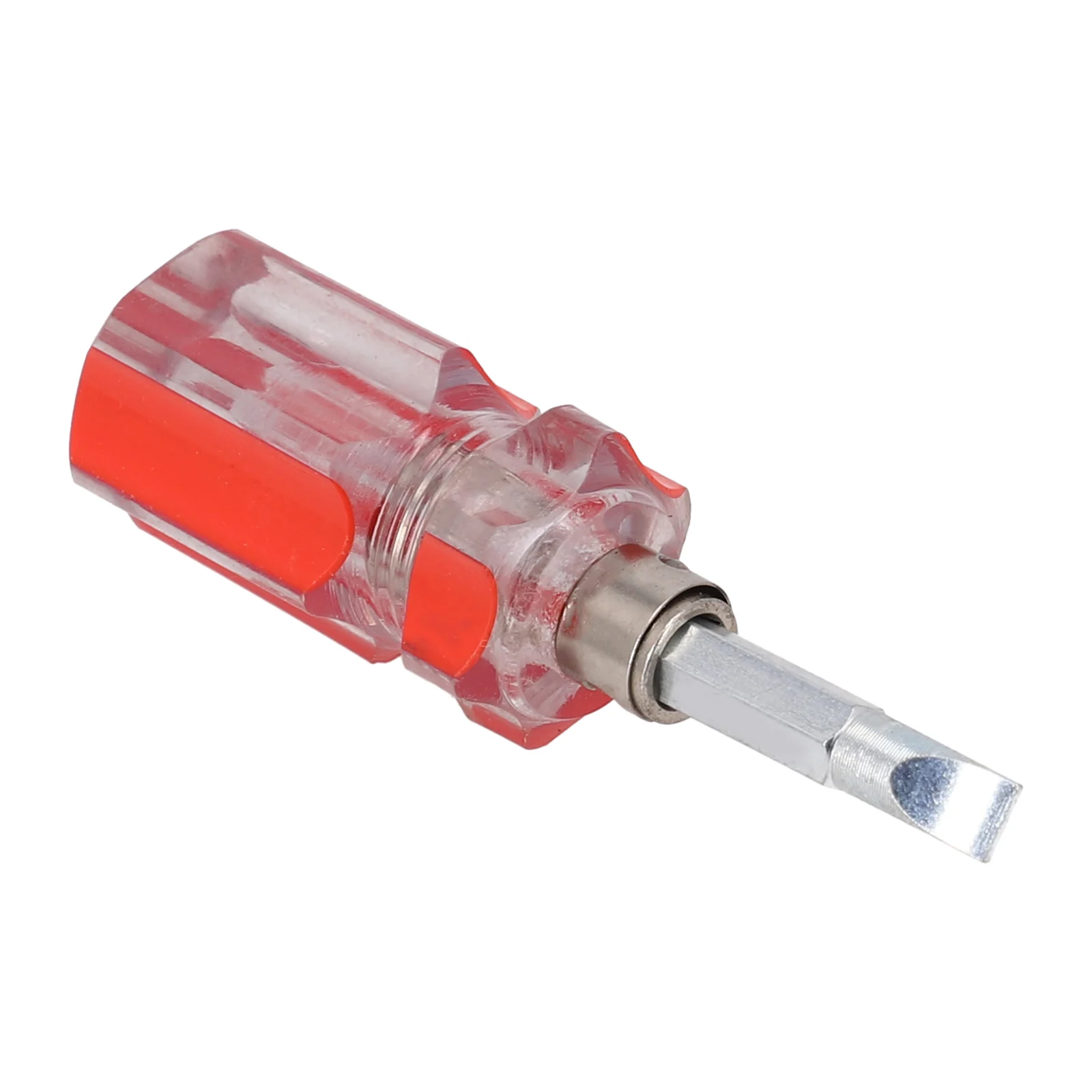 1 個ミニ精密マイナスドライバーポータブル多機能ショートハンドルドライバーツールノンスリップハンドル修理用