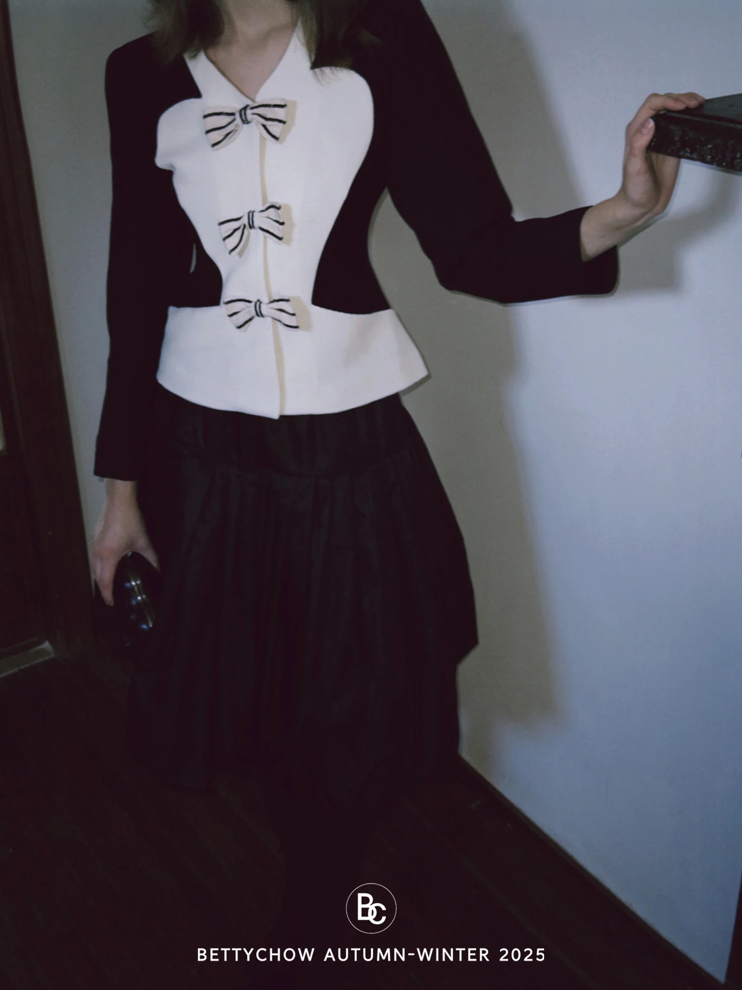 

Классическая пышная юбка Betchow Princ черно-белая с широким подолом, повседневная, со средней талией, из нейлоновой ткани, подходит для поездок на работу