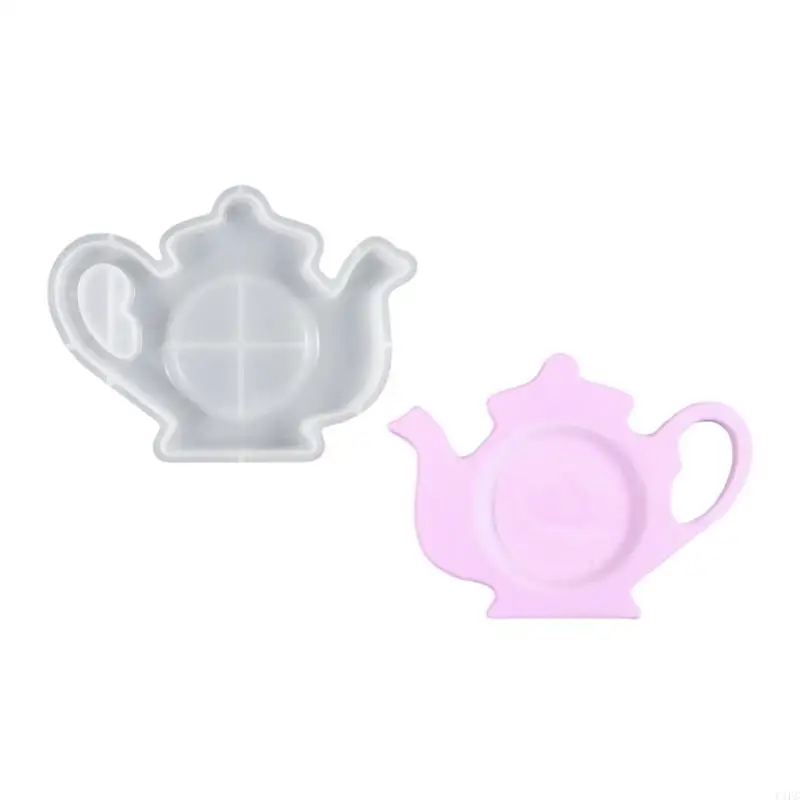 

Practical DIY Teapot Plate Silicone Mold Innovative Silicone Mold For Unique Teapot Plate and Cup Mat Decoration