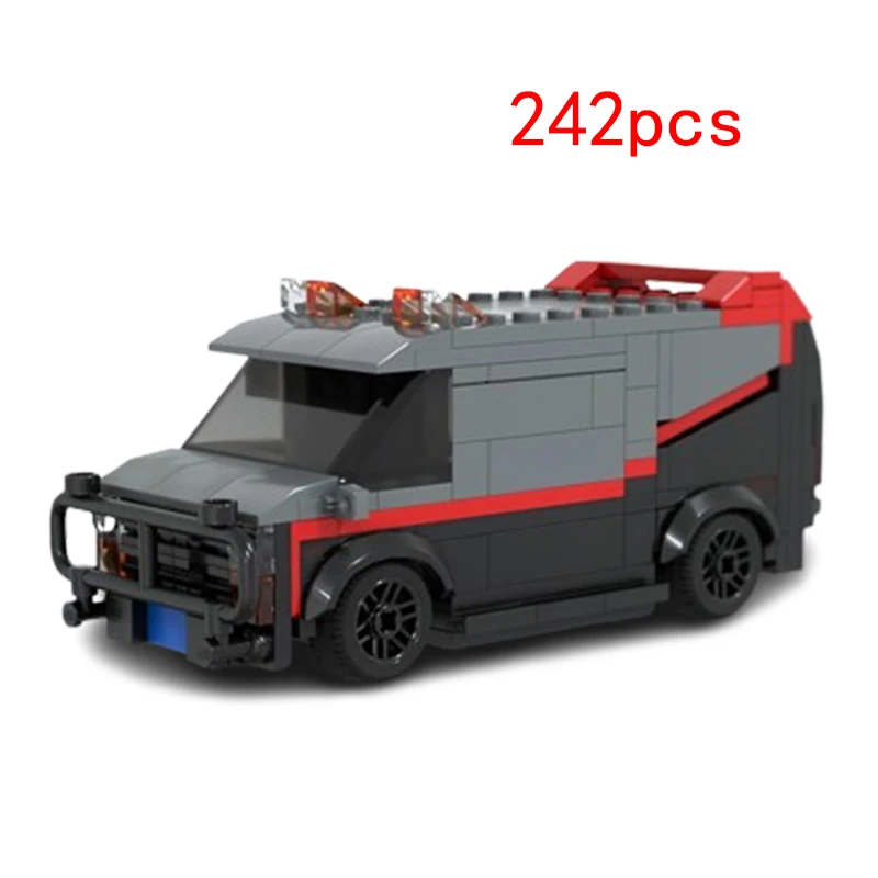 Small Particle Assembly MOC-20604 Small Car Vehicle 242pcs Children's Puzzle Toy DIY Model Creative Gift Ornament