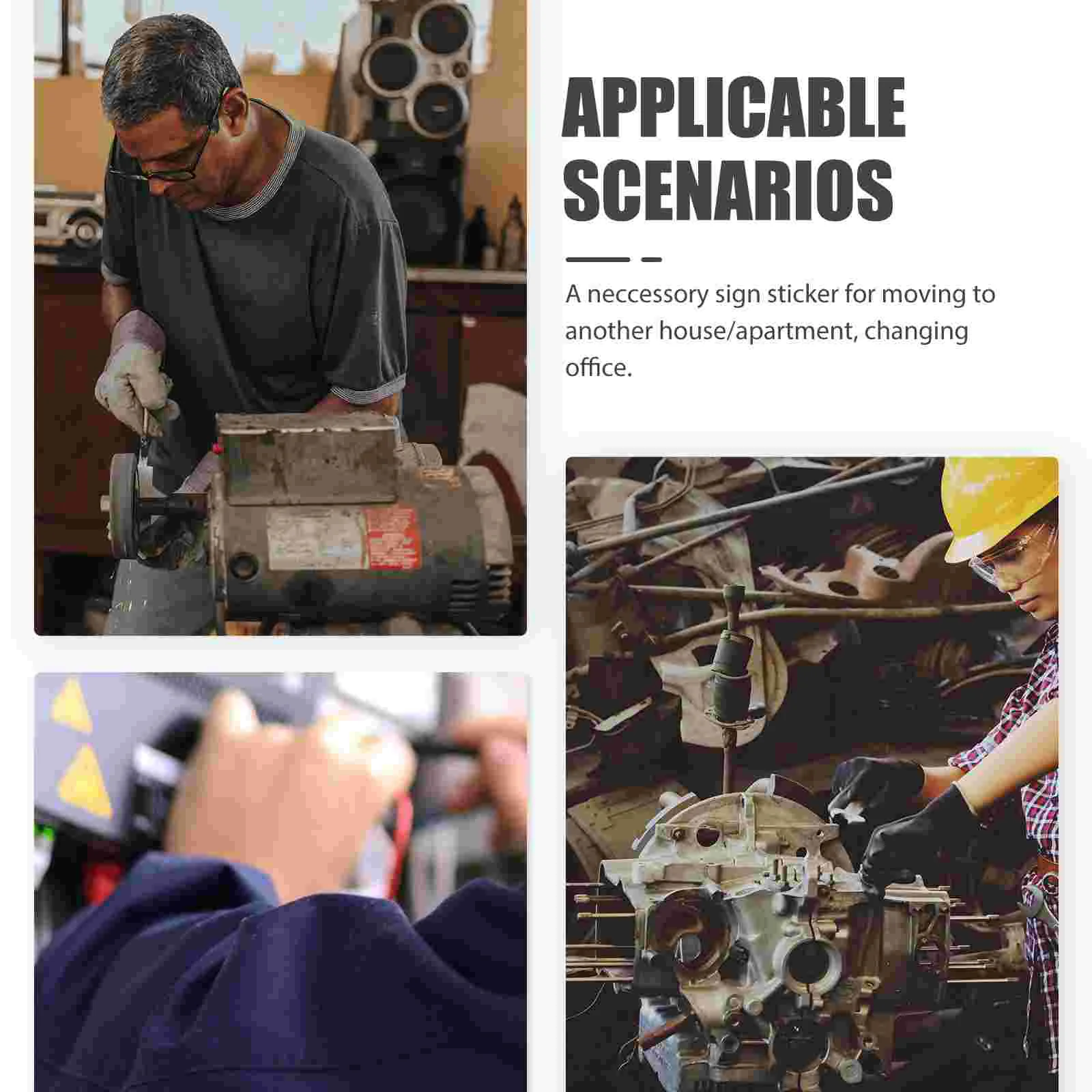 10 ชิ้นป้ายความปลอดภัยสีแดงเปราะบางสติกเกอร์คําเตือนกาวสติกเกอร์เล็บ Breaker กล่อง