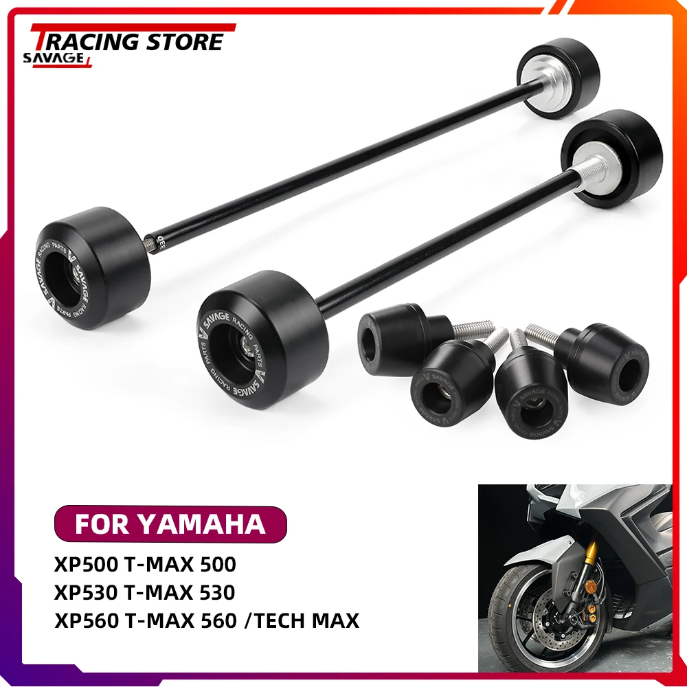 

Wheel Axle Fork Slider Swingarm Protector Fender Mudguard Sliders For Yamaha XP500 T-MAX 500 XP530 530 XP560 T-MAX 560 Tech Max