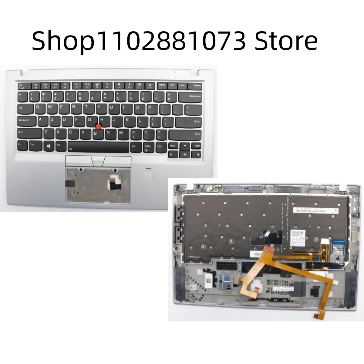 

New And Original keyboard Palmrest Case Cover Non FP Hole for Lenovo ThinkPad X1 Carbon 5th Gen Laptop 01LV366 01LV367