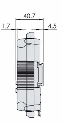 8AI, 2AO, 4DO Módulo de E/S remoto analógico Porta RS-485485 (A-1010)