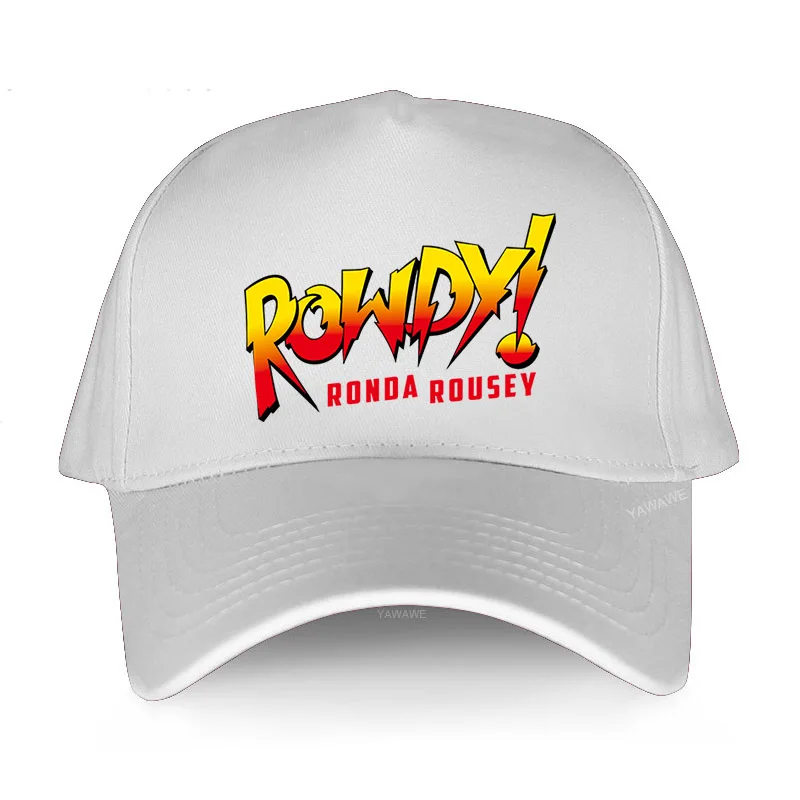 Adult Baseball Caps Spring Summer brand men's golf hat ROWDY RONDA ROUSEY snapback Original Cap female funny vintage print Hats