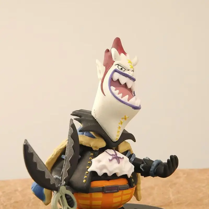 ฟิกเกอร์อนิเมะวันพีซ 8 ตัว โมเดลตุ๊กตาของเล่นน่ารัก ลูฟี่ โอค่า ชิจิบุไค เอซ โบอา แฮนค็อก จินเบ ของสะสม