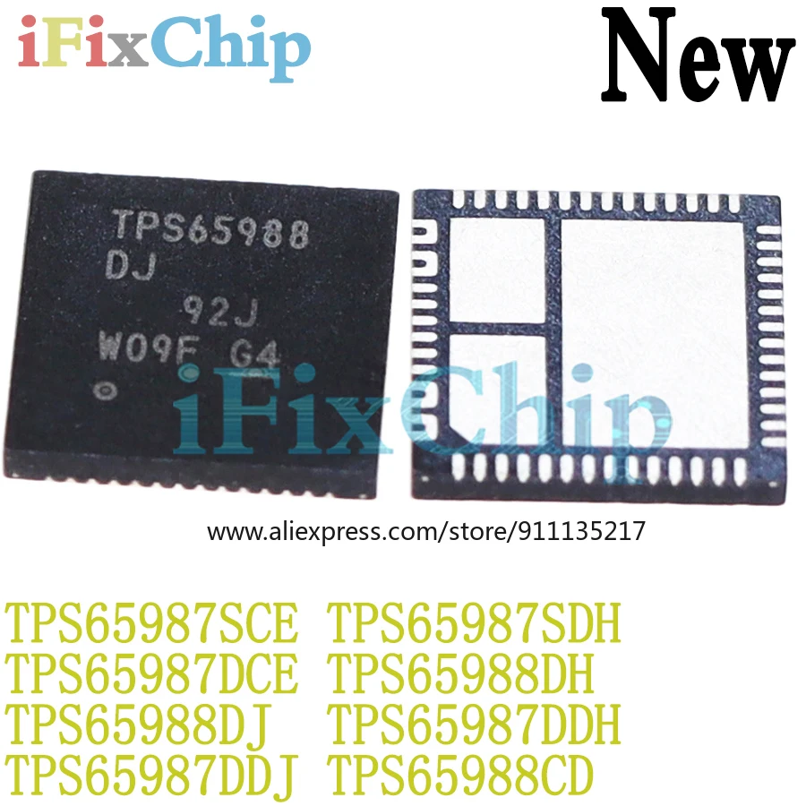 

(1piece)100% New TPS65987SCE TPS65987SDH TPS65987DCE TPS65988DH TPS65988DJ TPS65987DDH TPS65987DDJ TPS65988CD QFN-56 Chipset