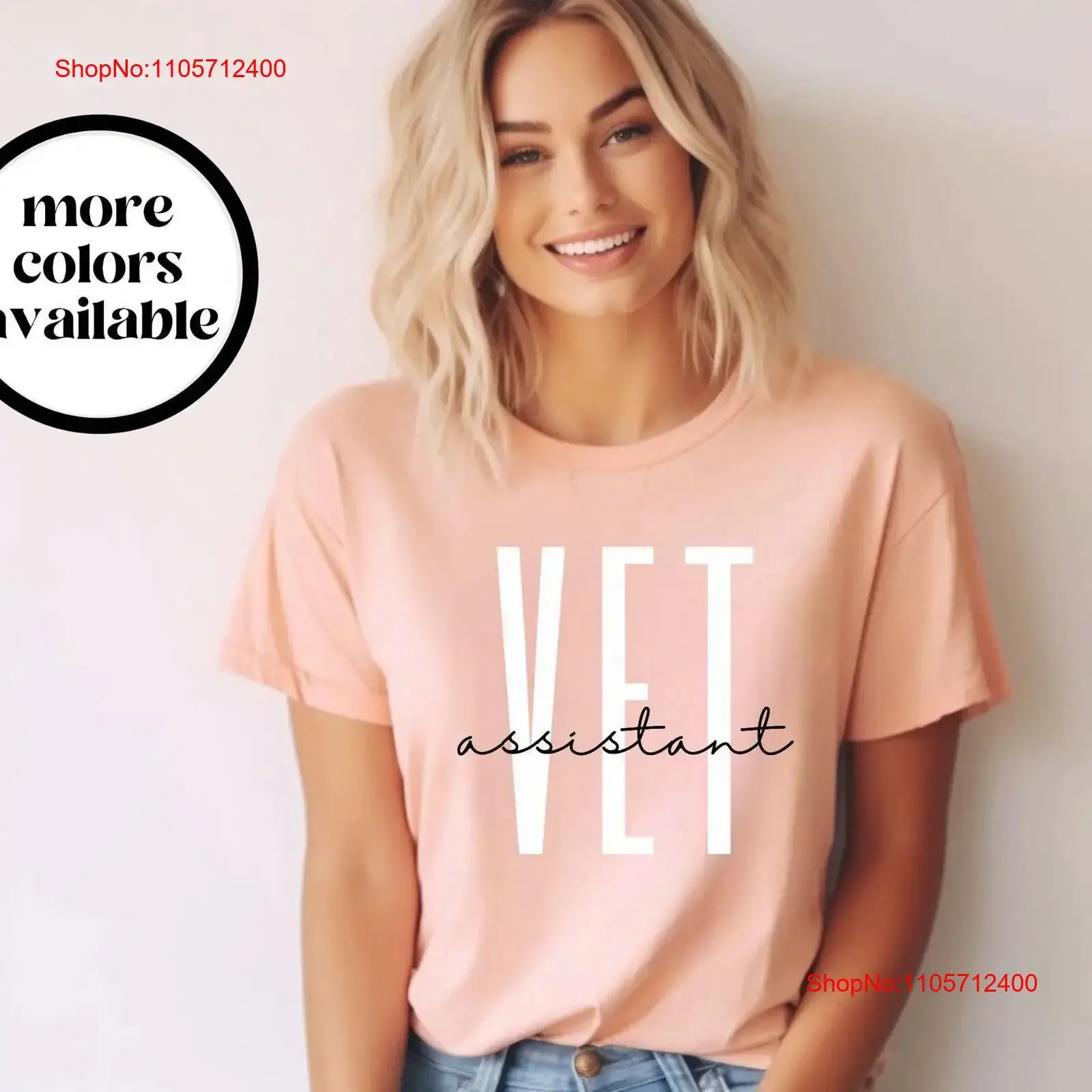 Veterinary AssistanT T Shirt Vet Tech Graduation Veterinarian Medicine Appreciation TRENDY vintage Washed Top For Everyday Wear