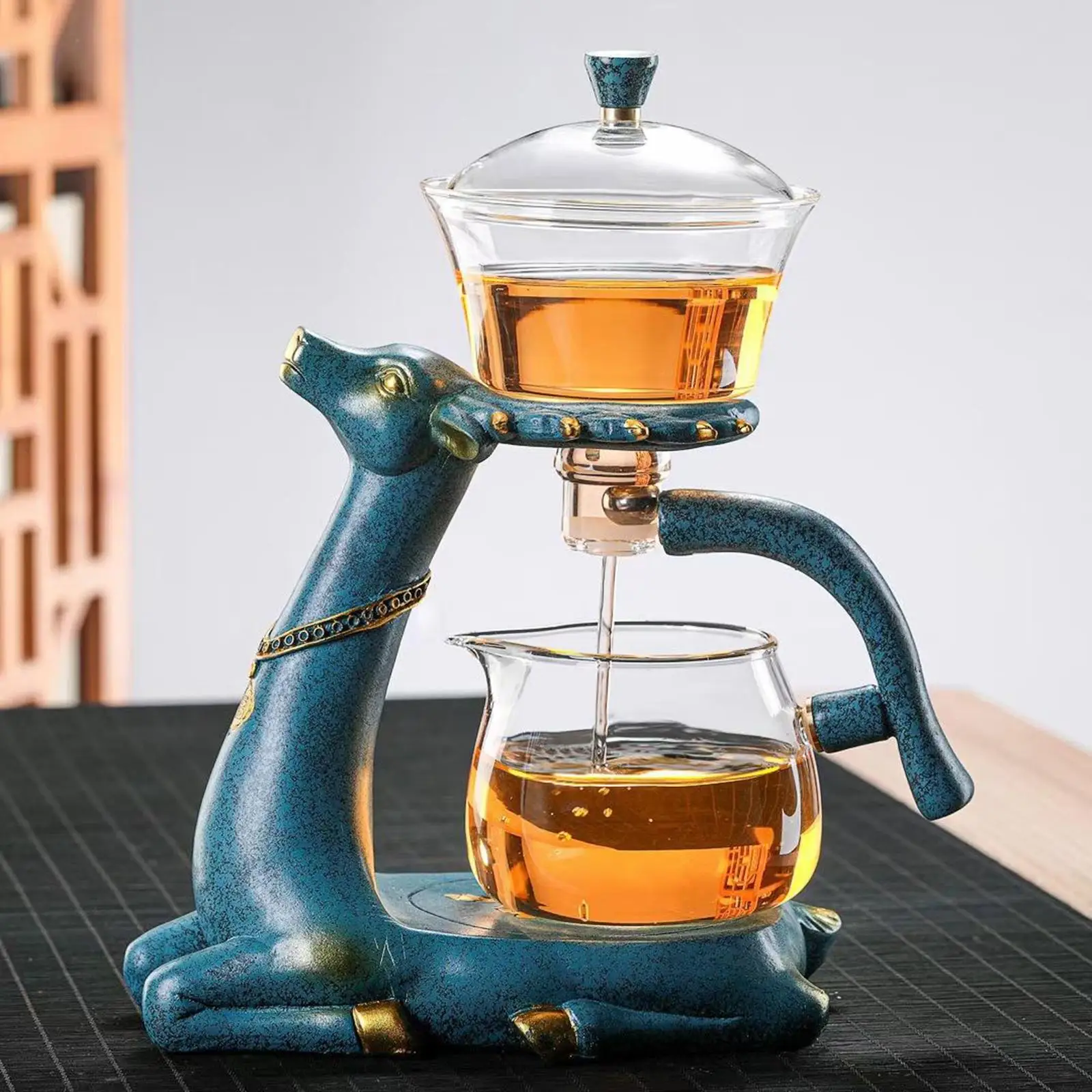 Glass Teapot Infuser Magnetic Drip Pot High Borosilicate Glass Tea Cup Bowl Bubble Tea Coffee Pot Purify Kettle