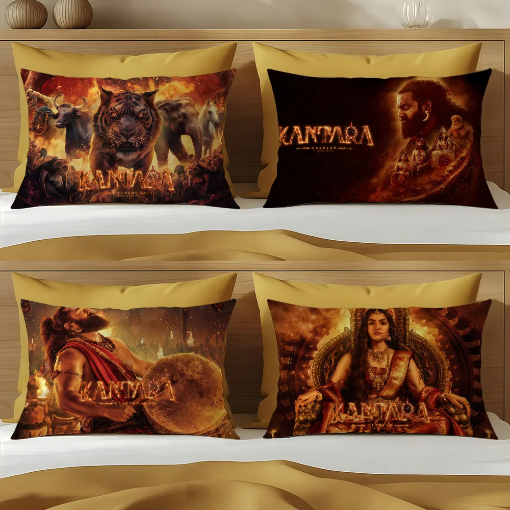 

Фильм Kantara A Legend Chapter 1, чехол для подушки, диван, гостиная, офис, прямоугольная подушка, домашняя кофейня, постельные принадлежности, хит продукт