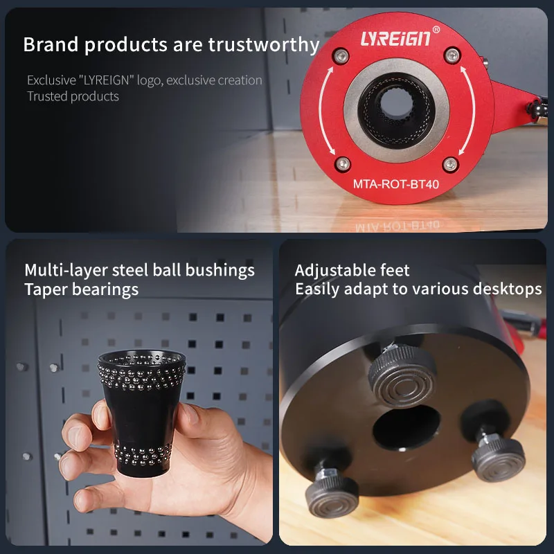 BT30 BT40 Tool Runoff Tester - Instrumentos de medición Runoff de husillo de precisión