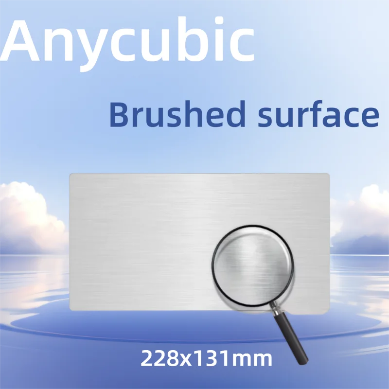 

ENERGETIC Resin 3d Printer Parts 228x131mm Flexible Spring Steel Sheet + Magnetic Base For Anycubic Photon Mono M7/M7 Pro