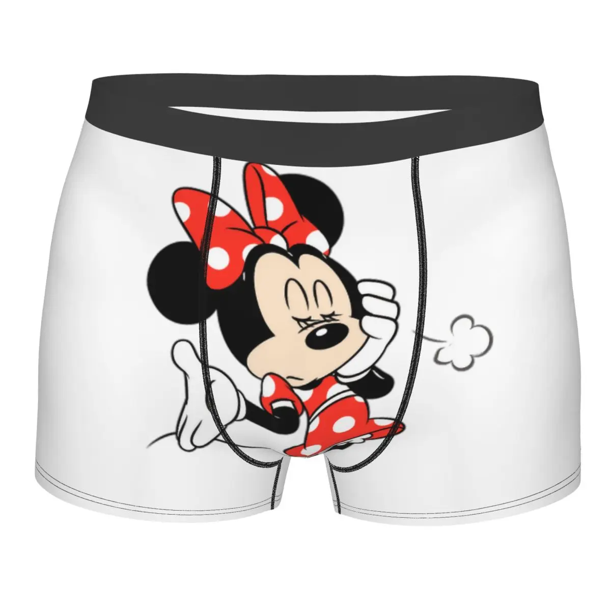 

Male Fashion Cartoon Animation Minnie Mouse Underwear Boxer Briefs Men Breathbale Shorts Underpants