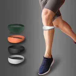 Rodillera con correa para rótula, cinturón para rótula de Gel de sílice, protección elástica, rodillera para correr, deportes, Fitness, baloncesto, soporte fuerte