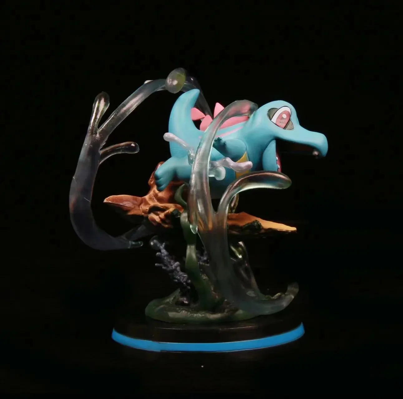 Kawaii Anime Pokemon Totodile Battle Ver. GK PVC Action Figure Game Statue Collectible Model Kids Toys Doll Gifts 12cm