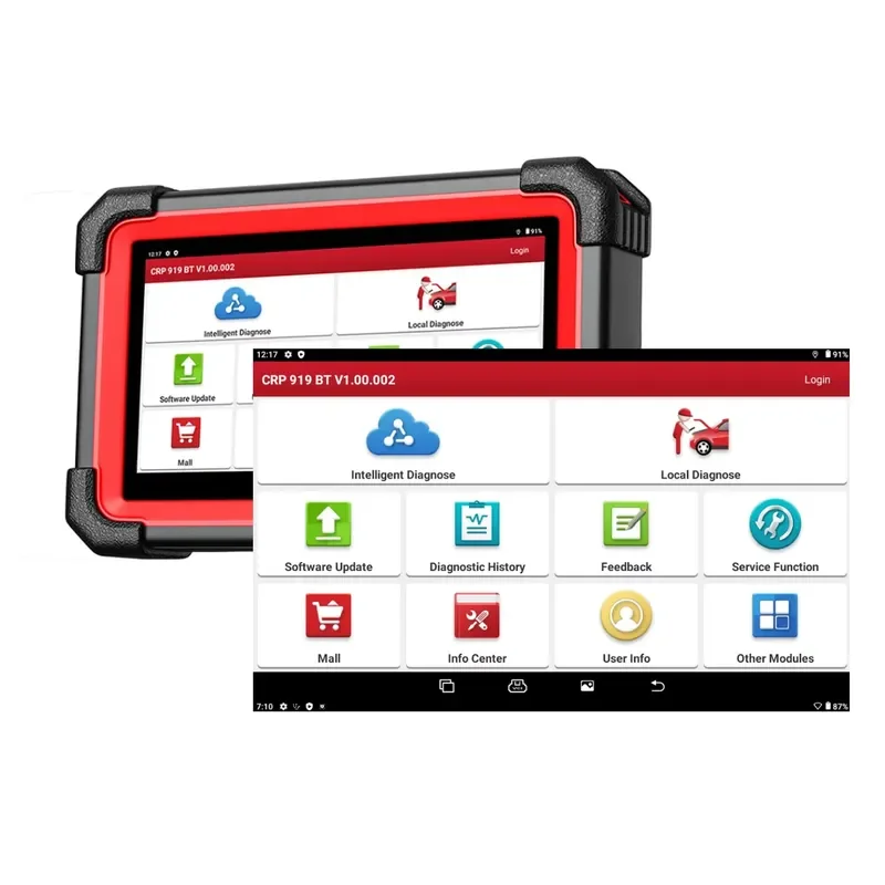 2026 For CRP919E BT Car Diagnostic Tool, Full System obd2 Scanner with 35+ Reset Functions, ECU Coding, Can-FD& DOIP, FCA
