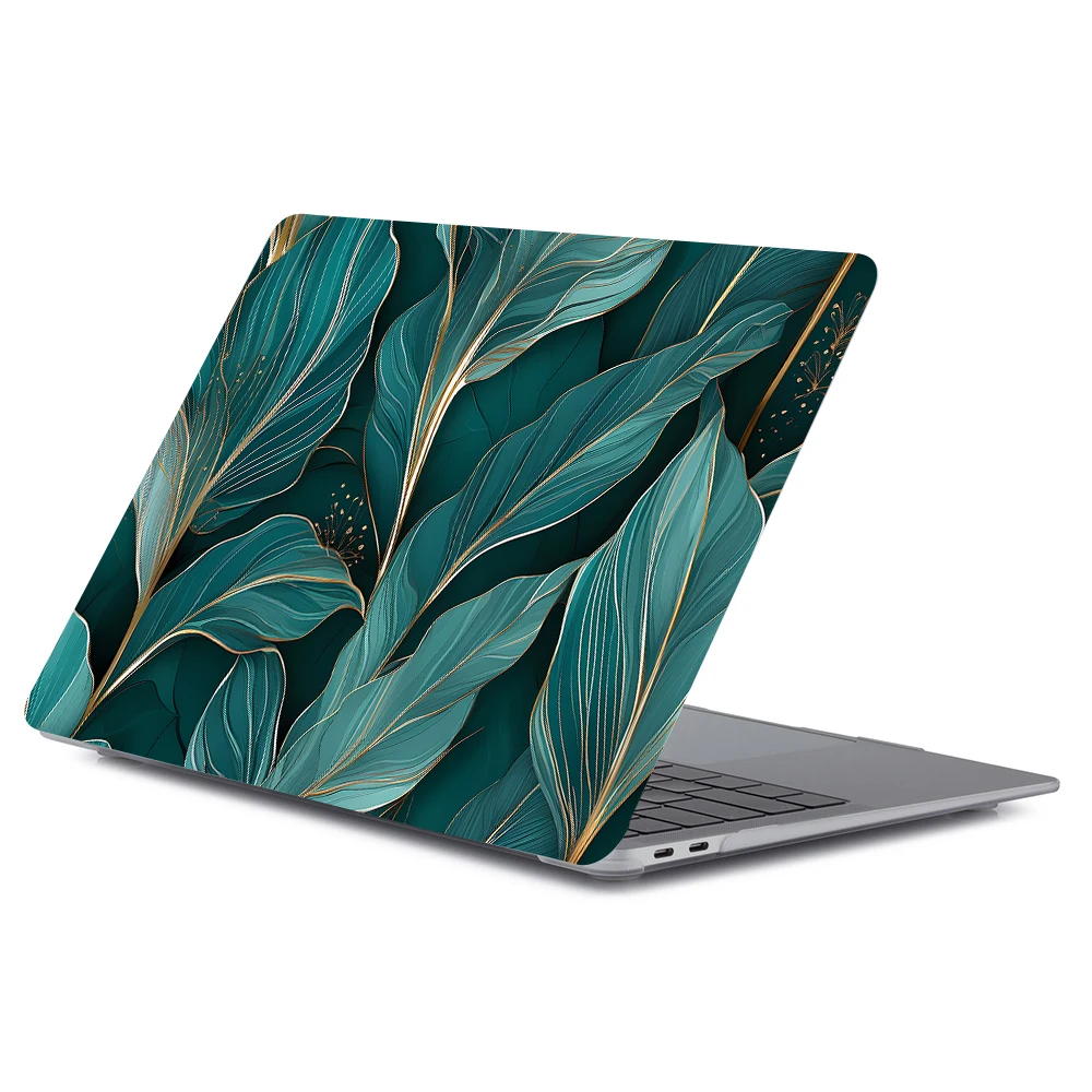 Laptop-Hülle für MacBook Air 15 M4 2025 Modell A3241 Tropisches Blatt Druckermuster Hülle für MacBook Pro M1 M2 M3 13 13,6 14 16 Zoll Pro Max