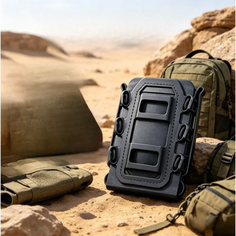 

2026 New Tactical Magazine Pouch Storage Bag For 5.56 7.62 Foam Darts With MOLLE Clip Buckle Outdoor Toy Accessory