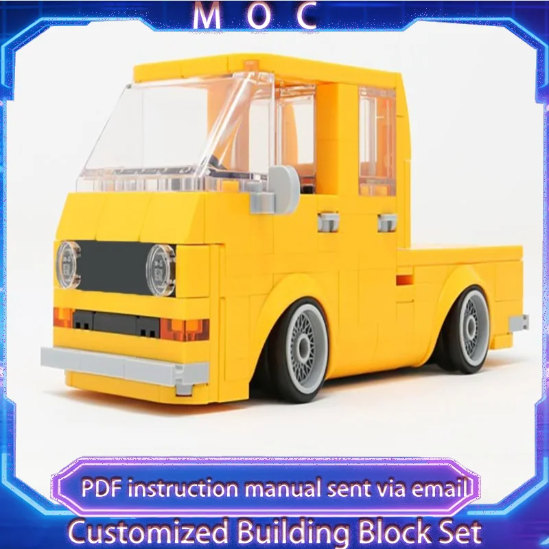 

Конструктор 271 деталь: Грузовик-платформа City Classic T3, модель MOC, игрушка-головоломка для сборки своими руками, подарок для детей на праздники