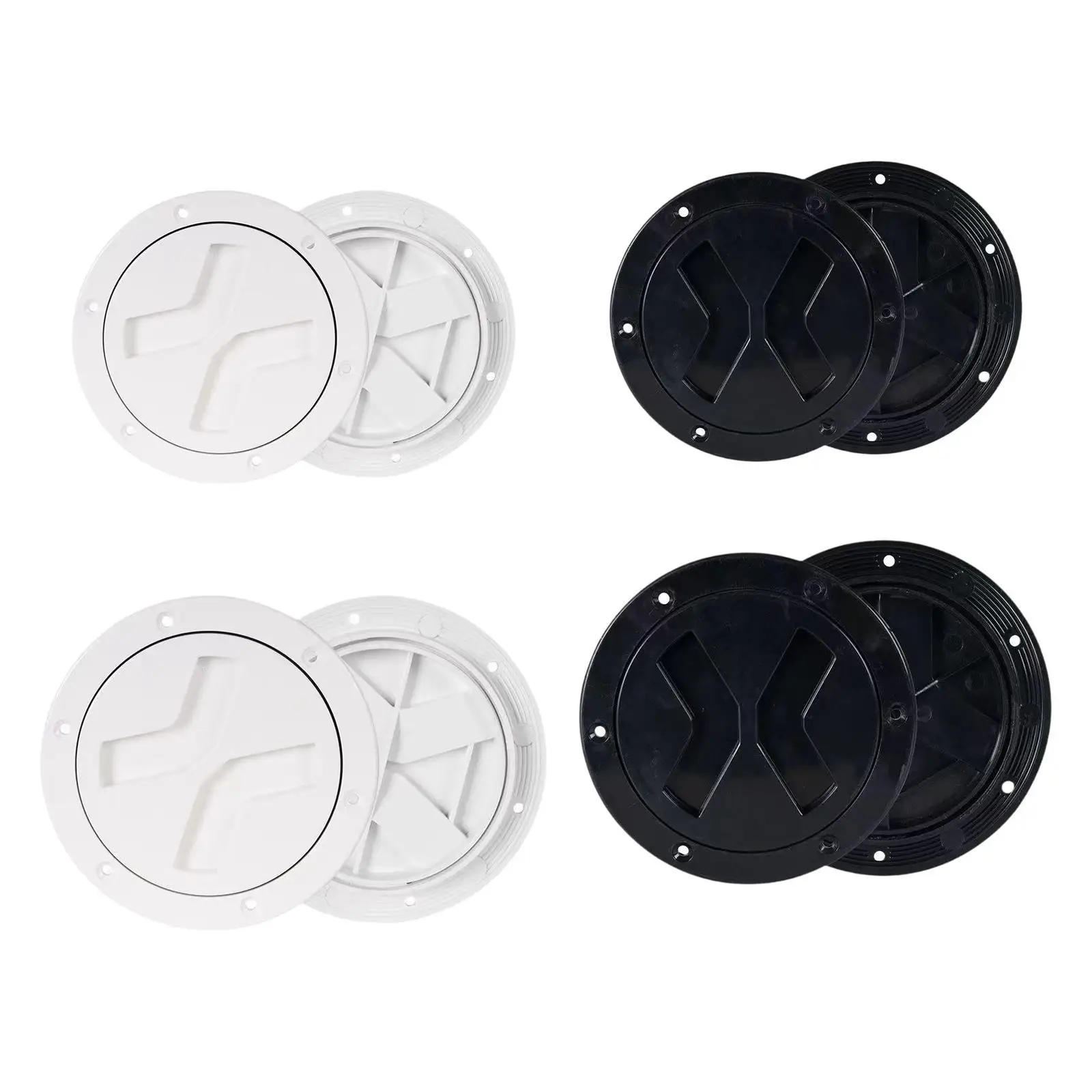 

ABS Waterproof Boat Hatch Deck Plate Non Slip Marine Inspection Hatch Cover for Kayak Yacht Platform Accessories