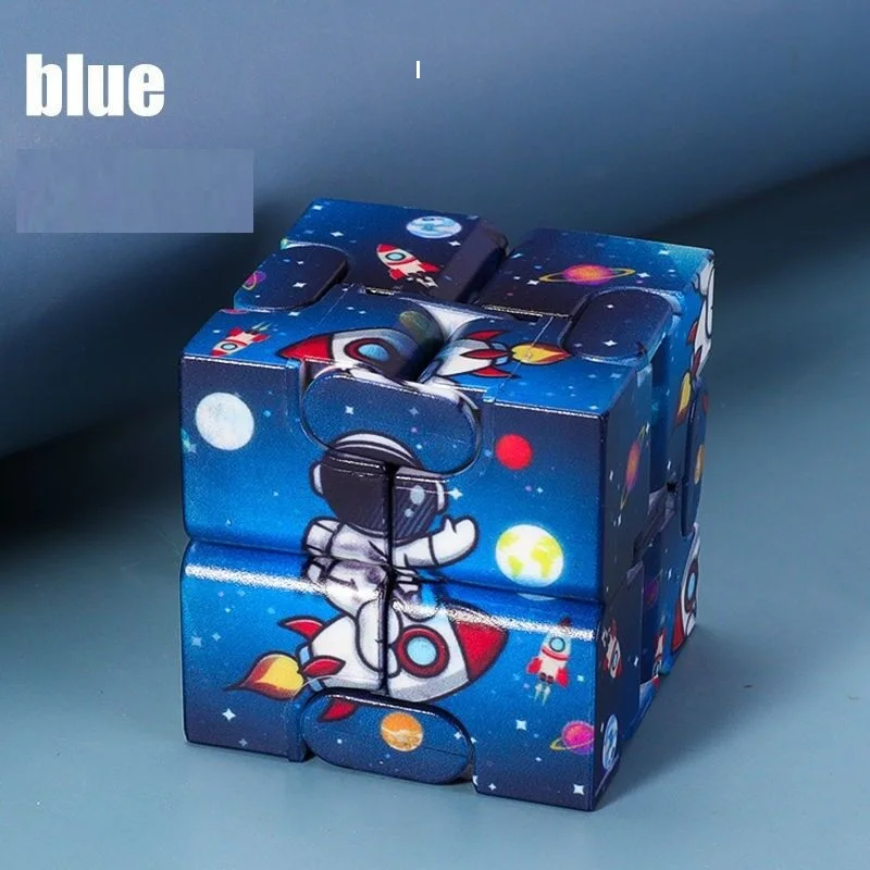 Infinity Cube Flip ADHS Spielzeug Angst Spielzeug Fingerspitzen für Spiel Puzzle Antistress Magic Finger Fidget Autismus Hand Geschenke Kinder