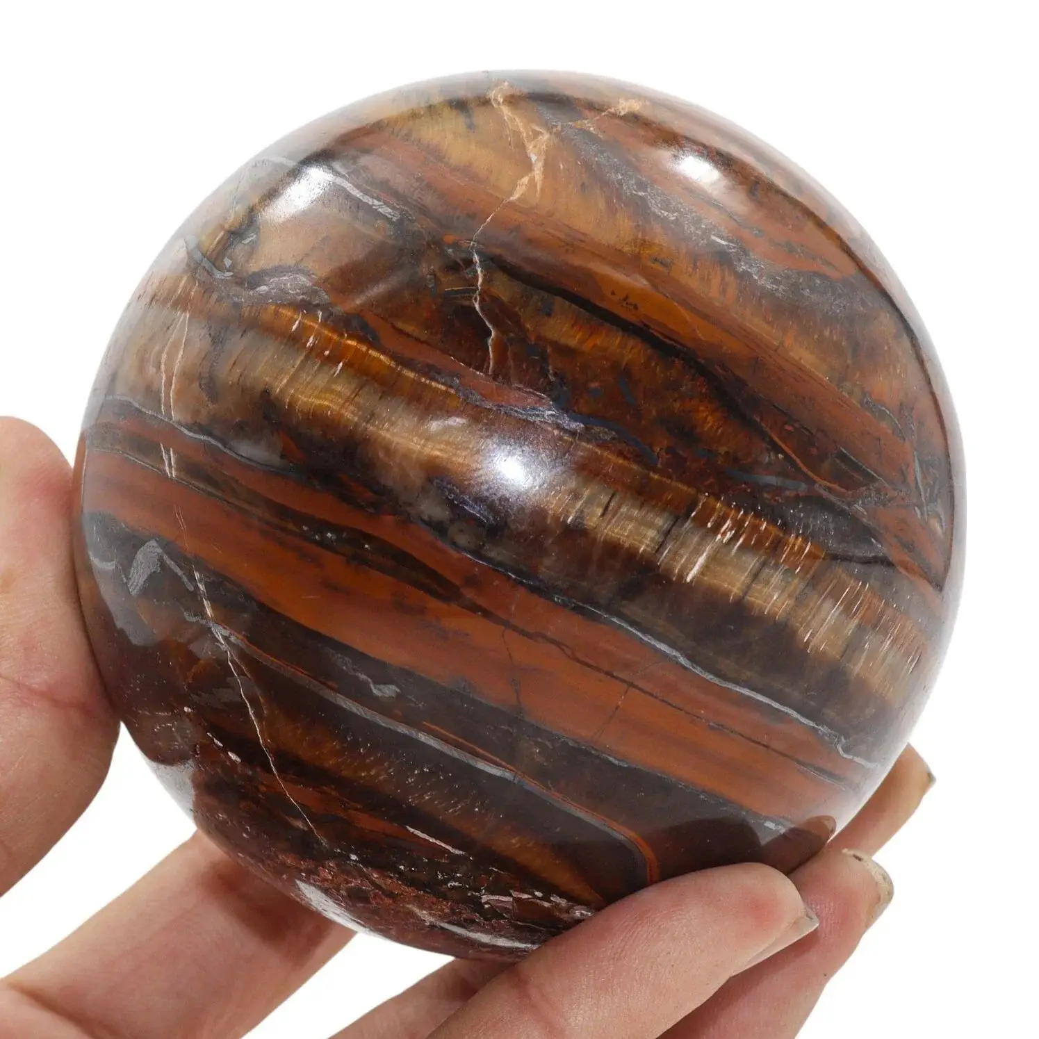 Tiger Eye Crystal Ball - Image 6