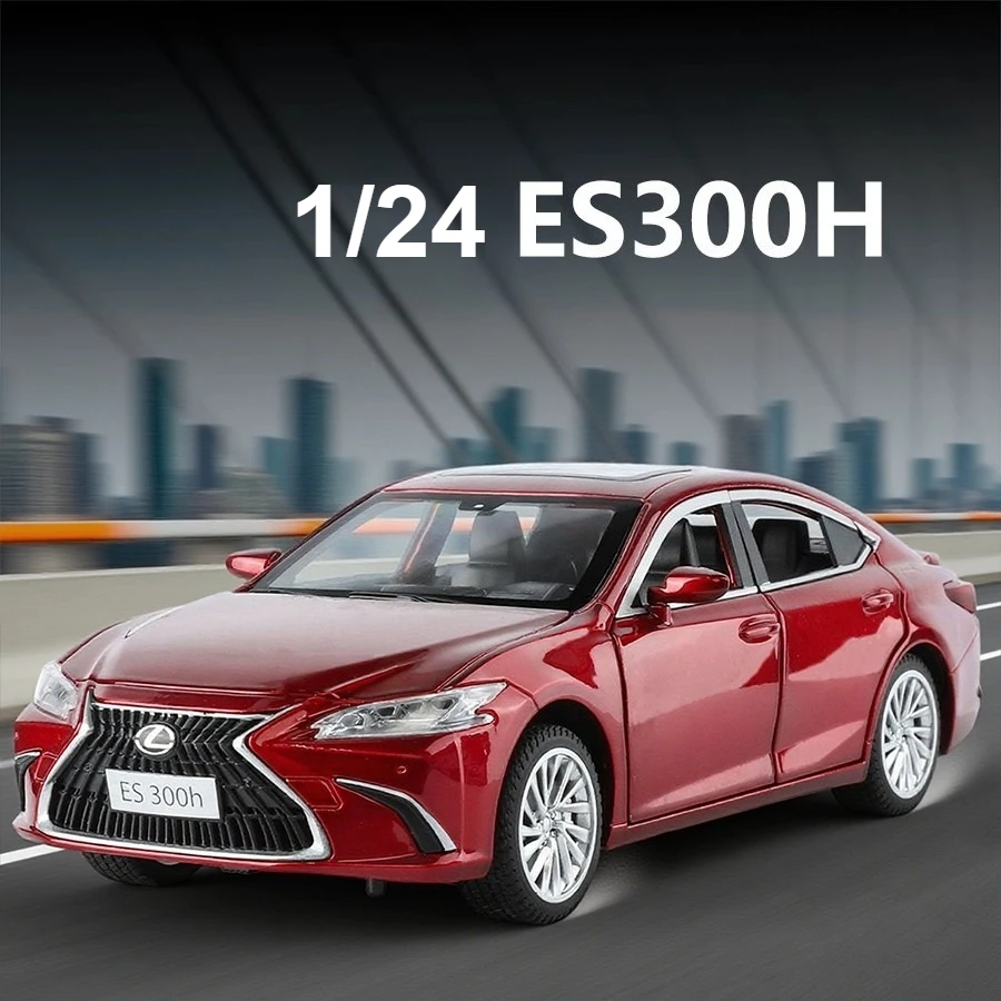 

1:24 ES300H модель автомобиля из сплава, игрушка, имитация металла, литая под давлением модель, украшения, коллекция подарков на день рождения для детей