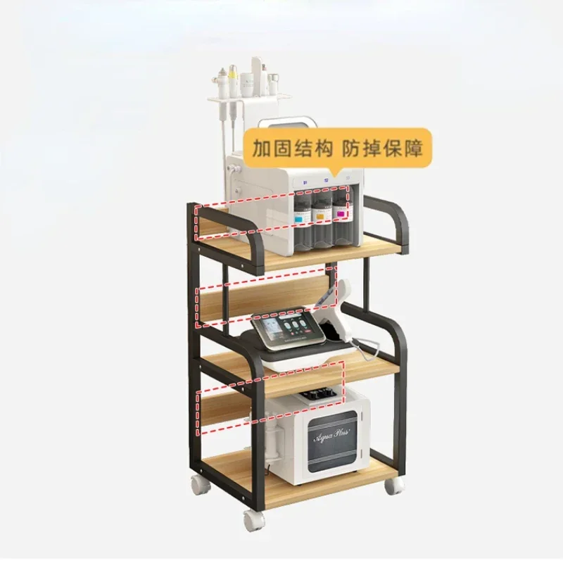 Spectrometer cart, small bubble cart, mobile beauty salon cart, special tool cart