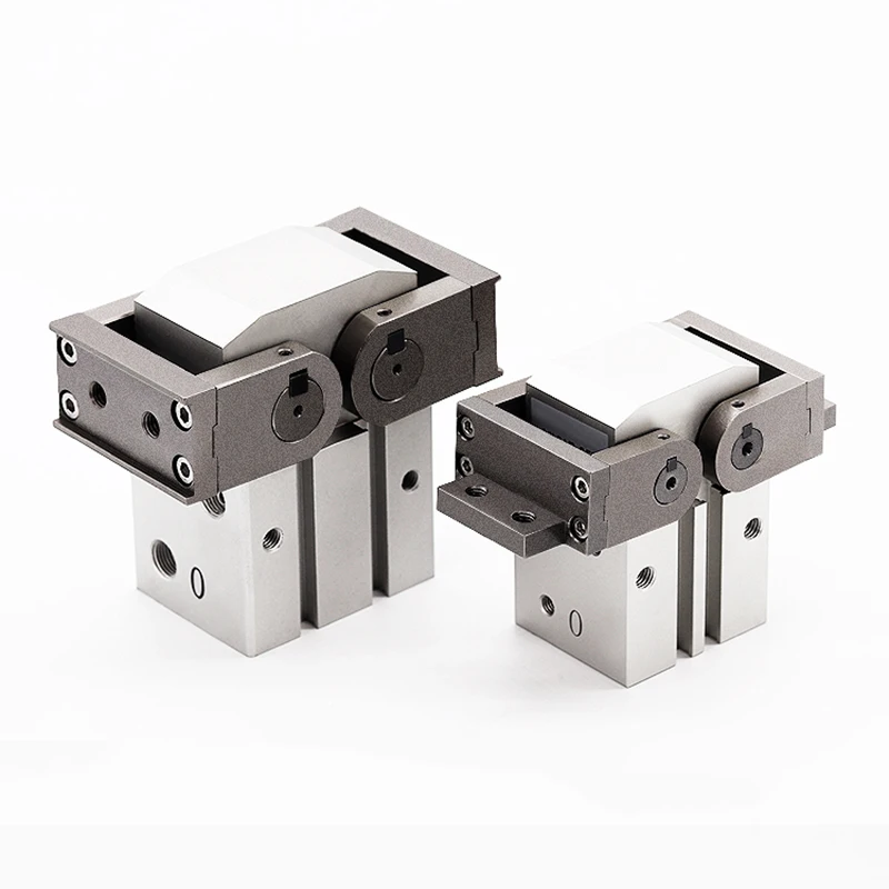 MHW2 Luftgreifer Pneumatischer Finger 180 ° Winkelzylinder mit Zahnstangenantrieb MHW2-20D/D1 MHW2-25D/D1 MHW2-25D MHW2-32D/D1 – Detail 6