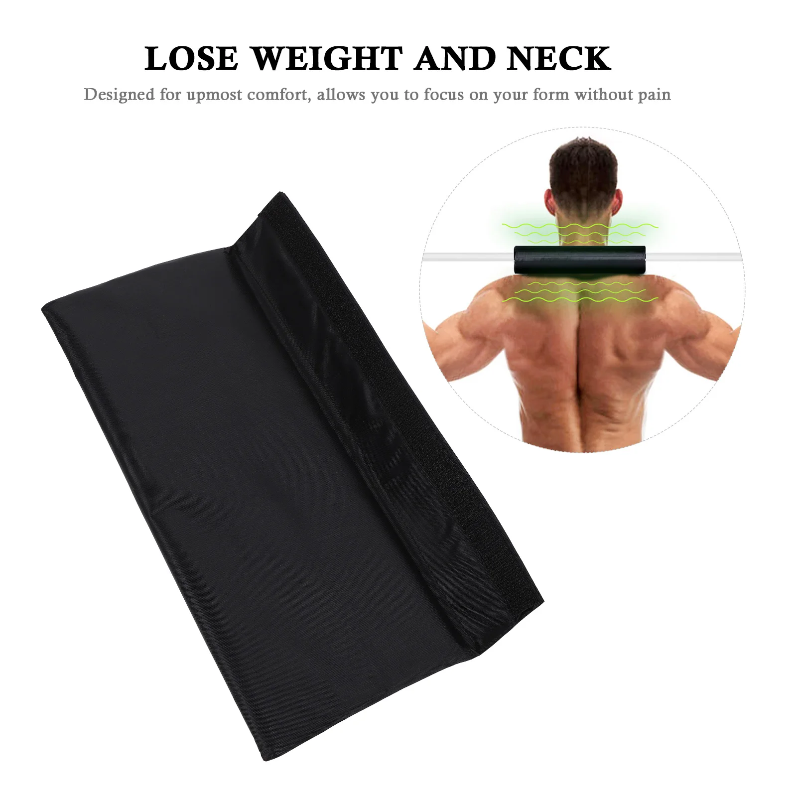 

2 Pcs Weightlifting Protective Cover Shoulder Support Squat Neck Guard for Bar Pad Squats Barbell Thicken Gym
