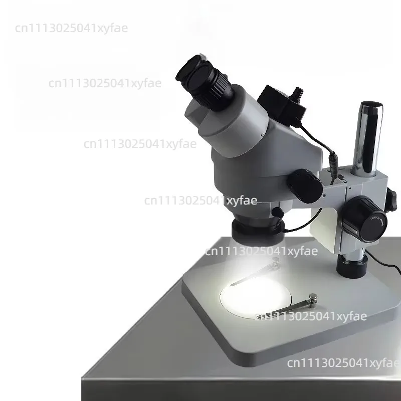 10W 31 LED Ring Light Microscope Illuminator Lamp, Adjustable Focus for Industrial Stereoscopic Microscopes