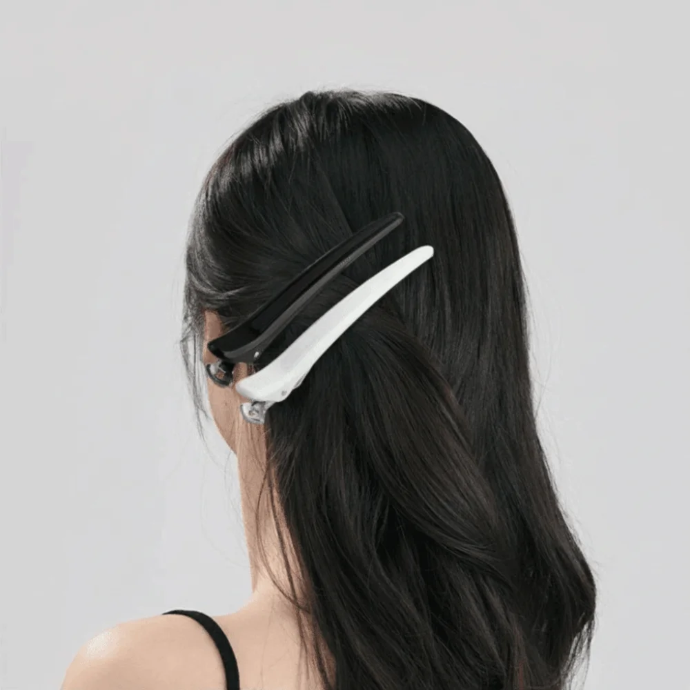 14cm Hairdressing Hair Clips Plus Length Plastic Non-Slip Hair Clips Strong Grip Hair Sectioning Clips Styling Tools