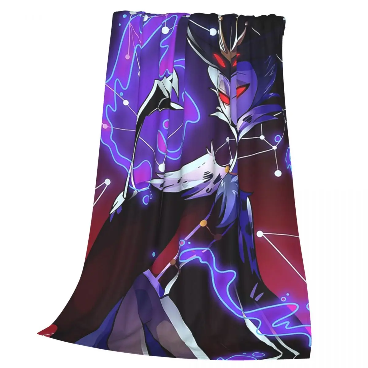 Helluva Boss Cartoon Blankets Soft Warm Flannel Throw Blanket Bedspread for Bed Living room Picnic Travel Home Couch