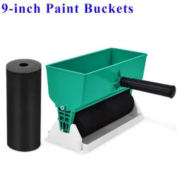 9 Inch Paint Buckets Portable Handheld Glue Applicator Roller Manual Gluer for Woodworking Painting Tool